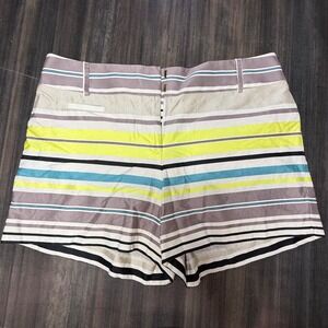 Ann Taylor LOFT‎ Riviera Shorts Striped Multicolor Size 4